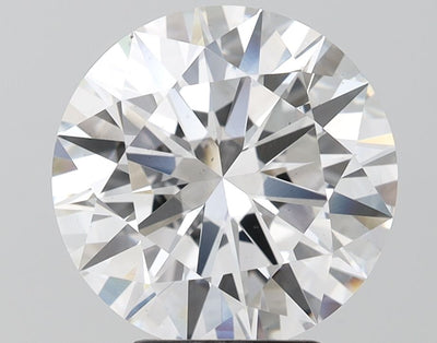 4.50 Carat Round IGI Labgrown Diamond, With Certificate ID LG675559584