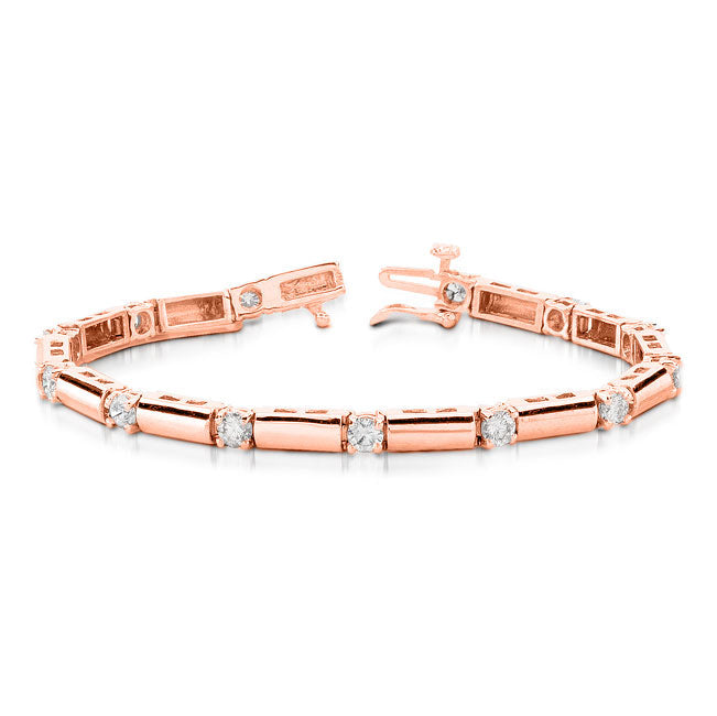 Modern Style Diamond Bracelet