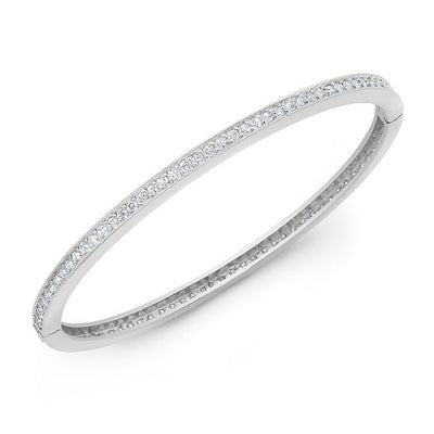Modern Style Diamond Bangle