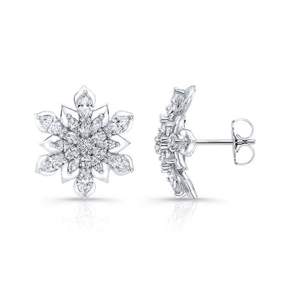 Flower Diamond Earring