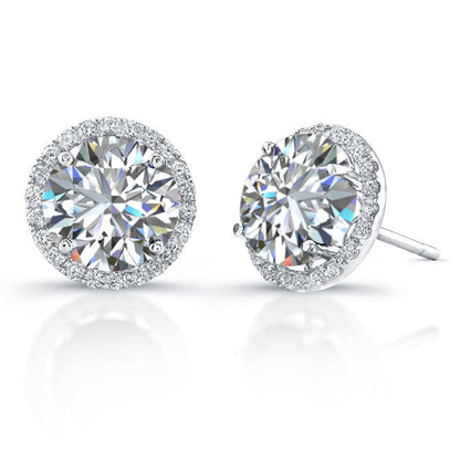 Diamond & Ruby Earrings