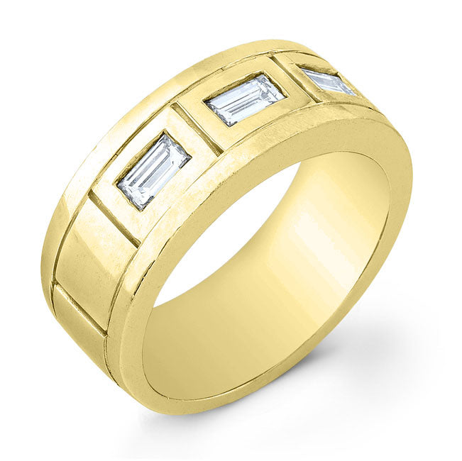 Men's Modern Style Wedding Band