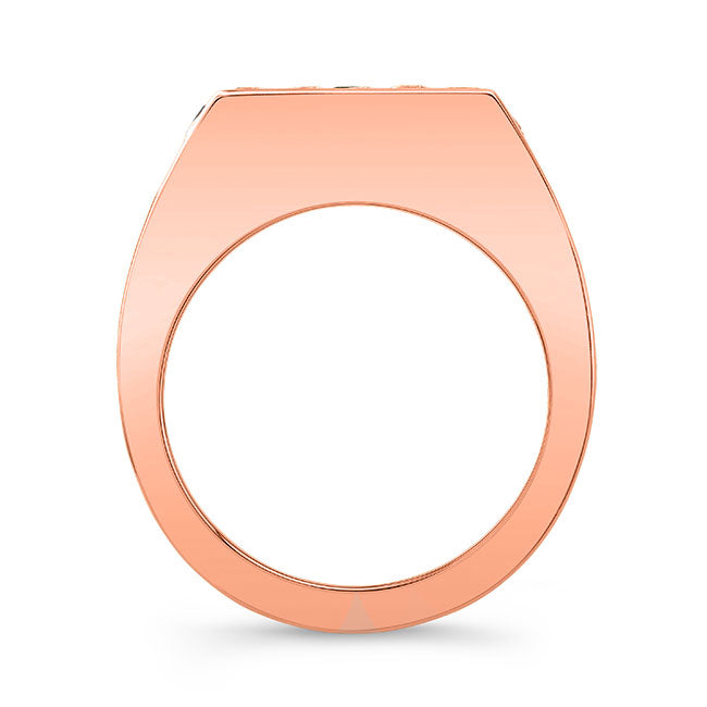 Men's Modern Style Diamond and Sapphire Ring