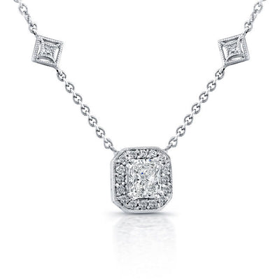 Radiant Diamond Necklace