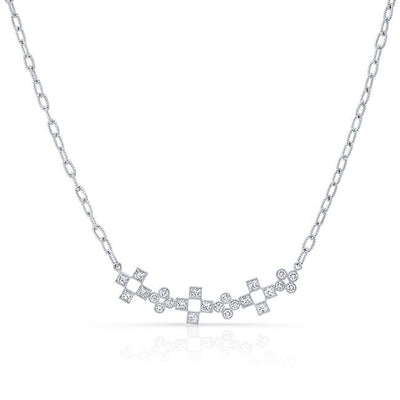 Modern Style Diamond Necklace