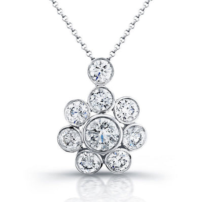 Bezel Diamond Pendant
