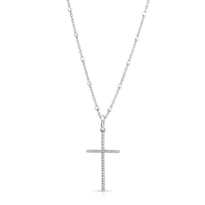 Petite Diamond Cross Pendant