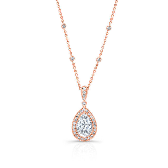 Pear Drop Diamond Pendant