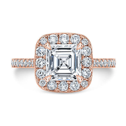 Modern Style Diamond Engagement Ring