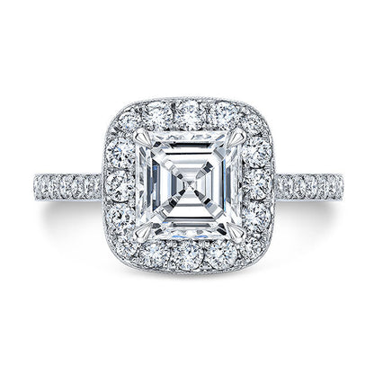 Modern Style Diamond Engagement Ring