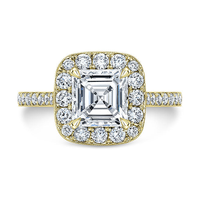 Modern Style Diamond Engagement Ring