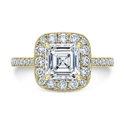 Modern Style Diamond Engagement Ring