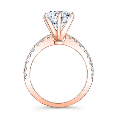 Modern Style Diamond Engagement Ring