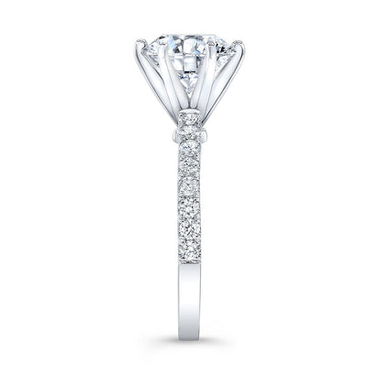 Modern Style Diamond Engagement Ring