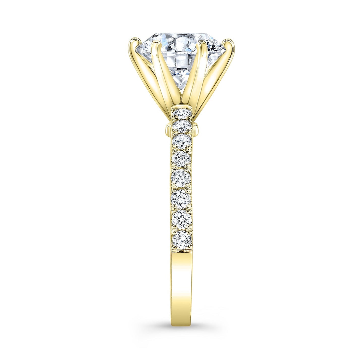 Modern Style Diamond Engagement Ring