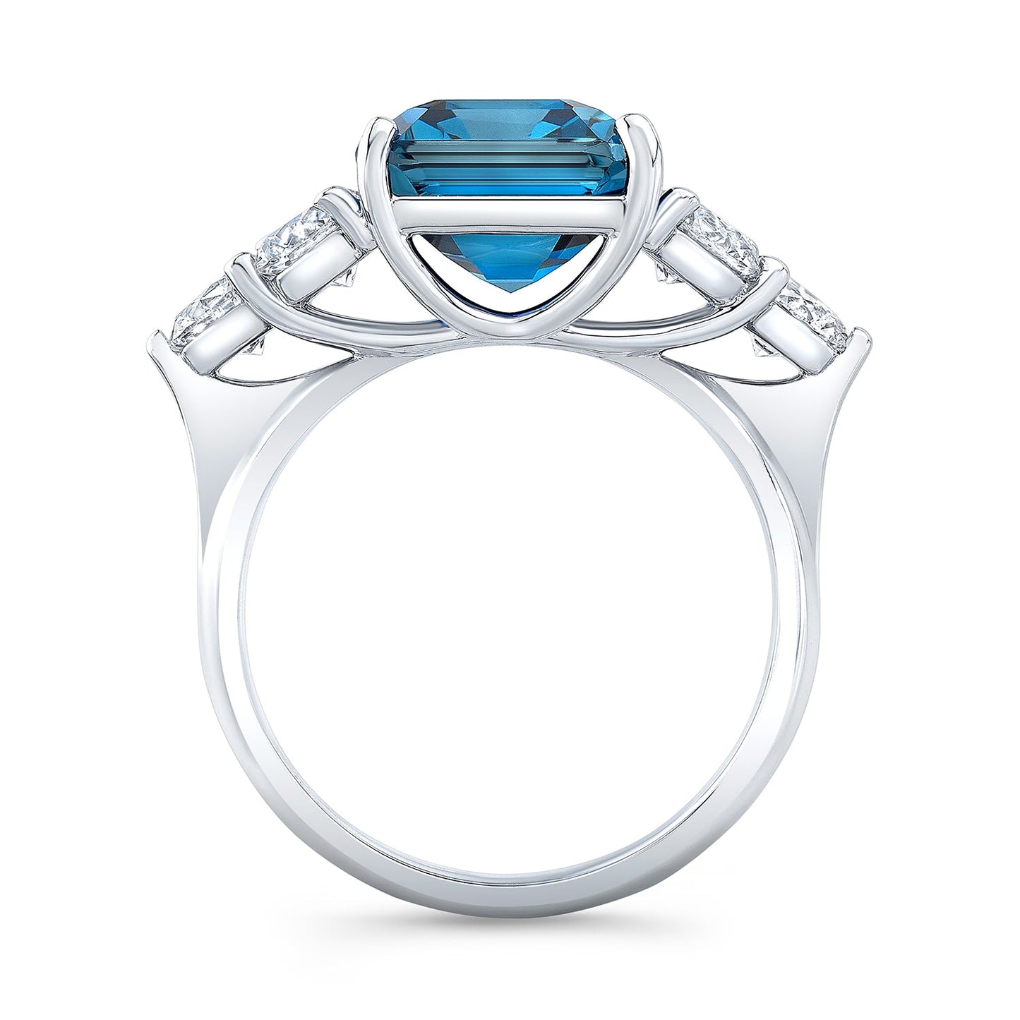 Modern Style Diamond Engagement Ring