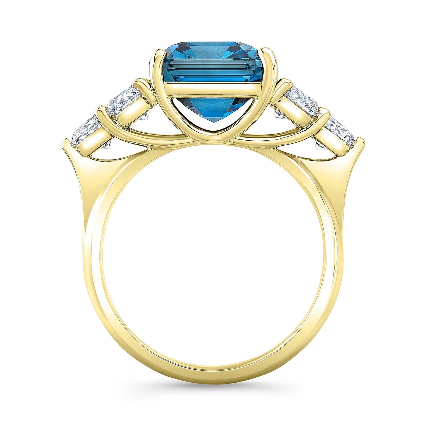 Modern Style Diamond Engagement Ring