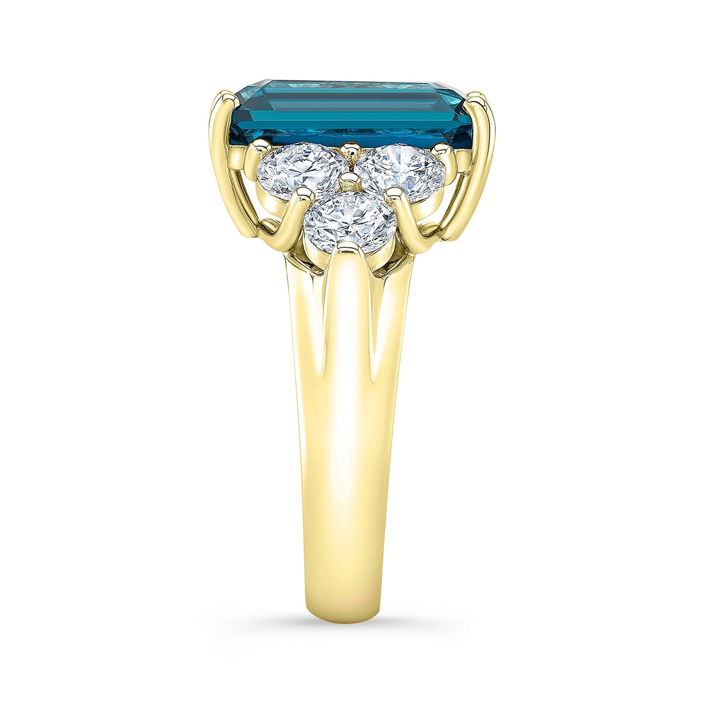 Modern Style Diamond Engagement Ring