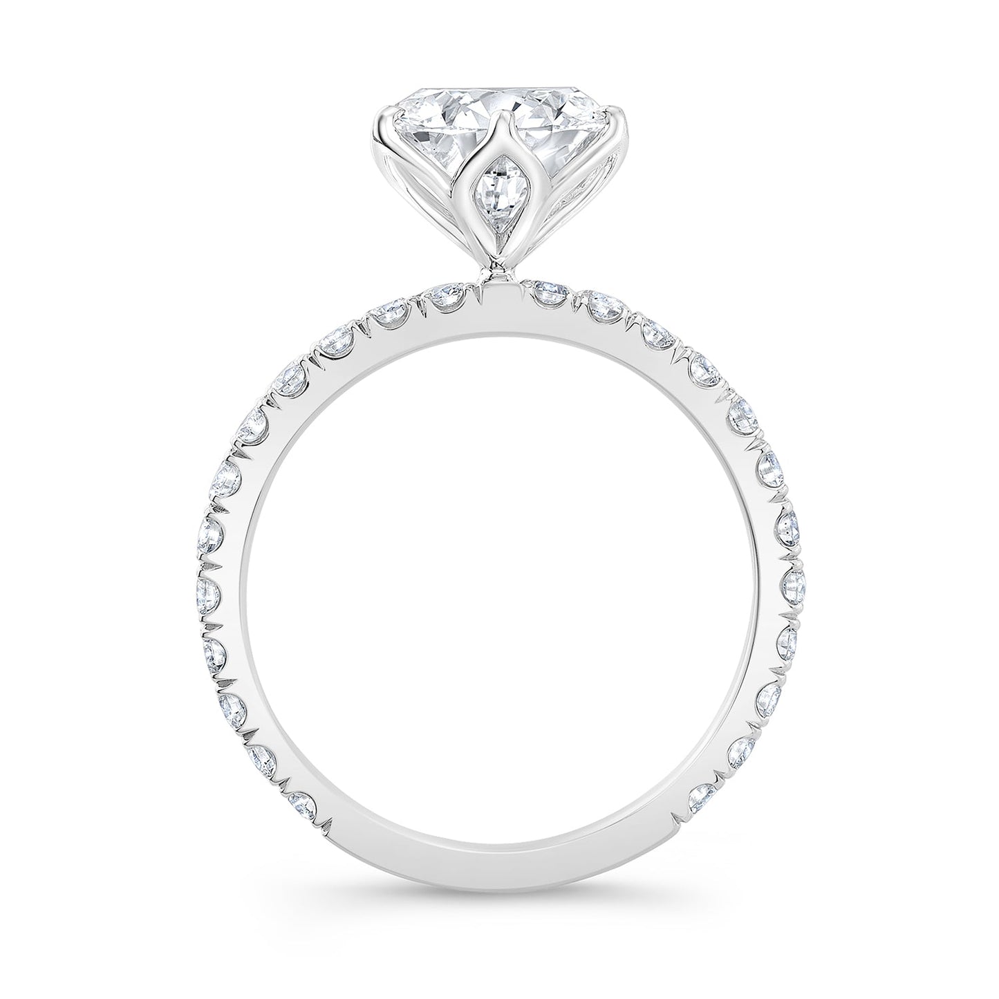Modern Style Diamond Engagement Ring