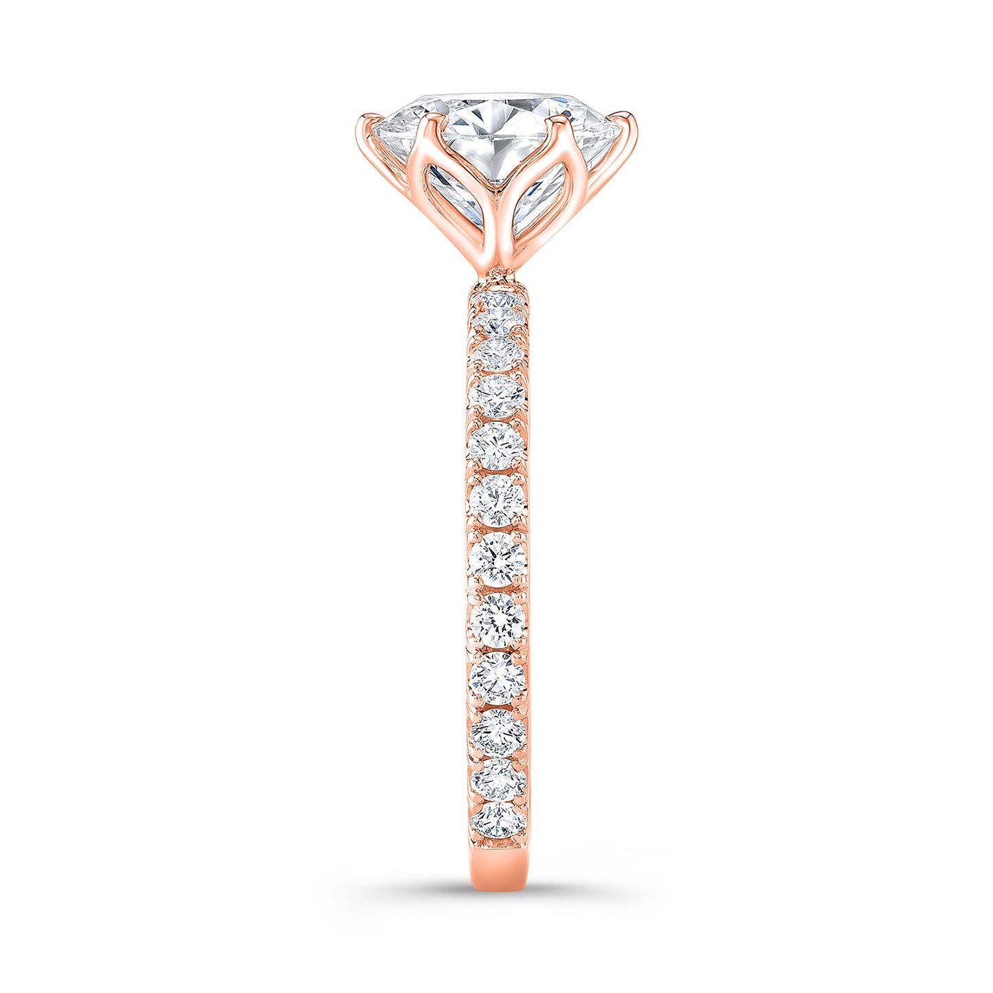 Modern Style Diamond Engagement Ring