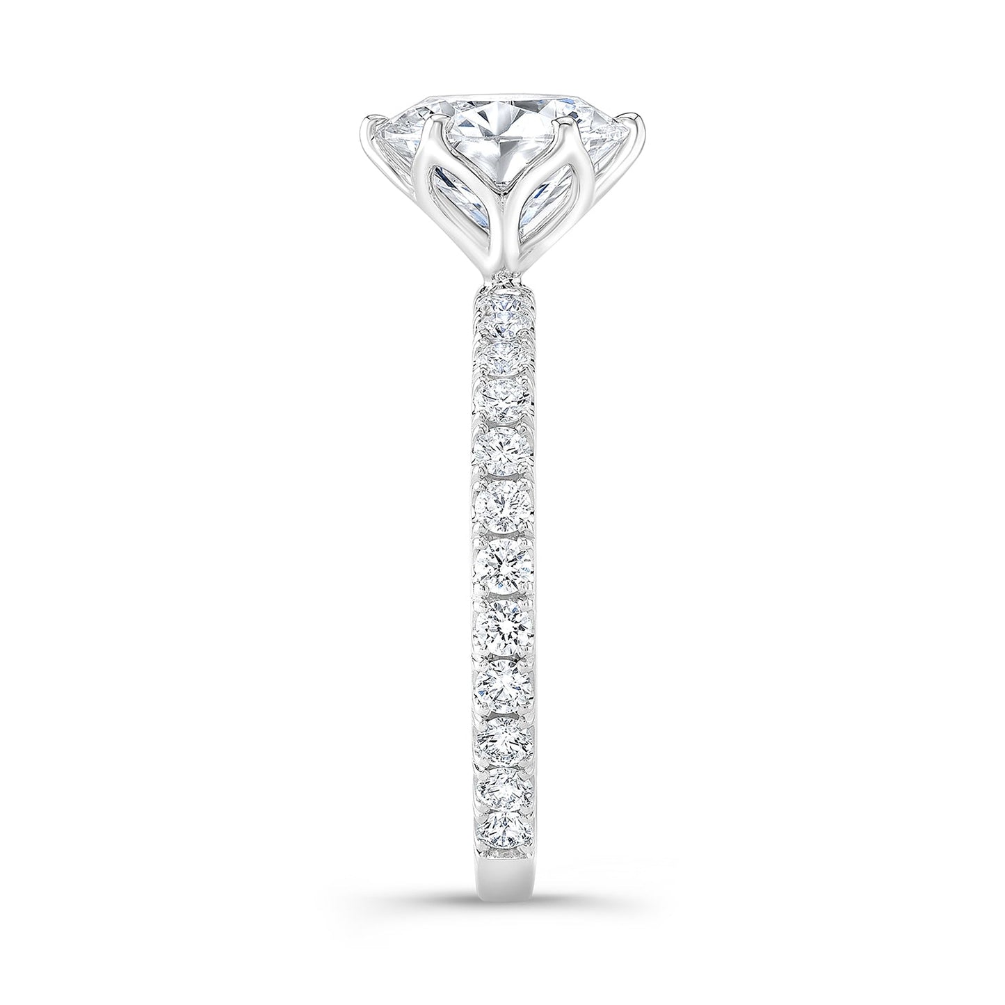 Modern Style Diamond Engagement Ring