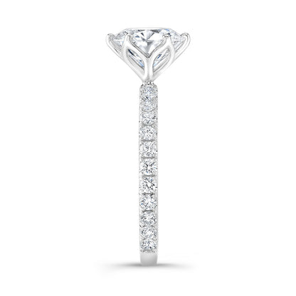 Modern Style Diamond Engagement Ring