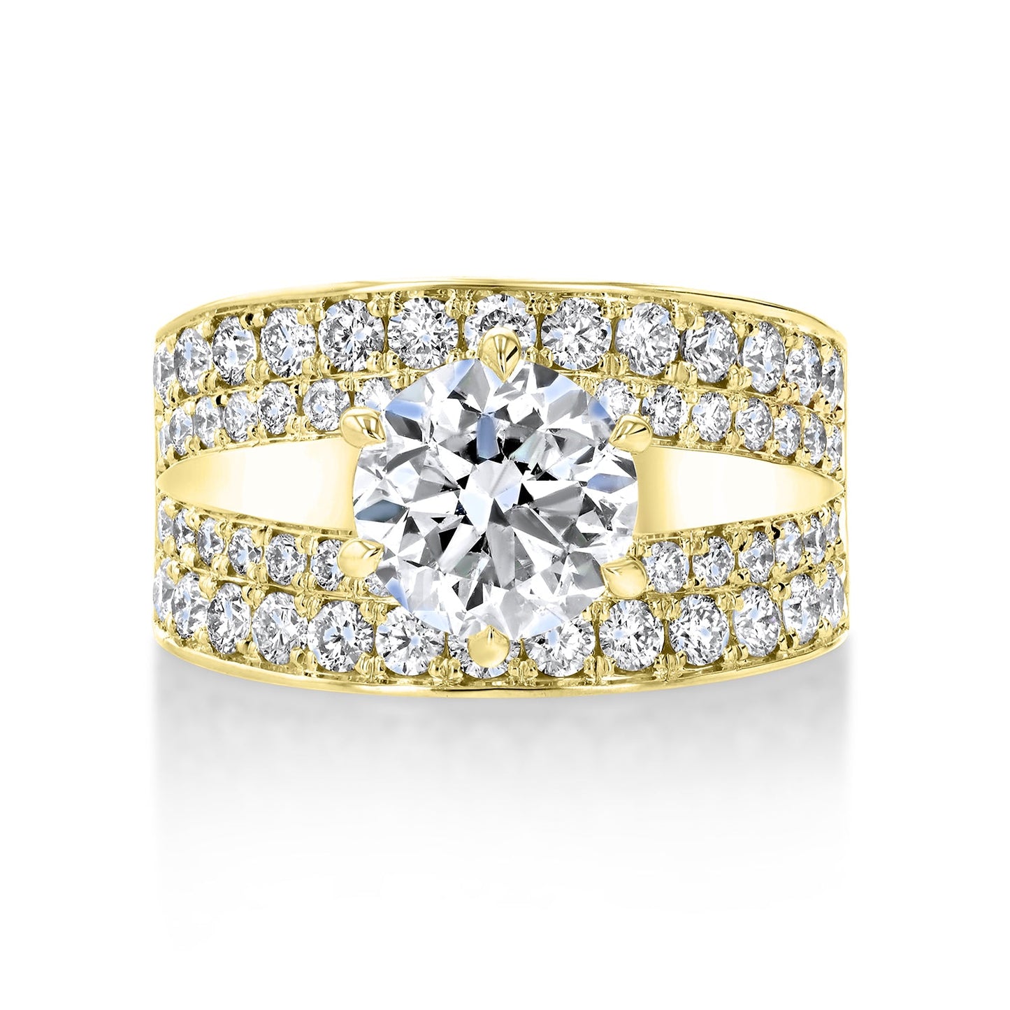 Vintage Style Diamond Engagement Ring