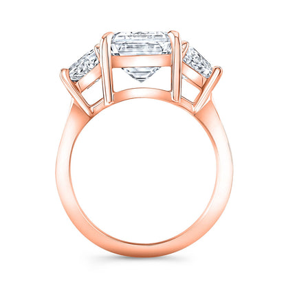 Modern Style 3-Stone Diamond Engagement Ring