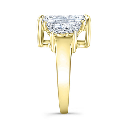 Modern Style 3-Stone Diamond Engagement Ring