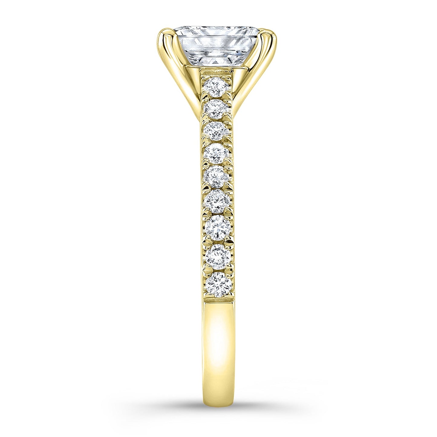 Modern Style Diamond Engagement Ring