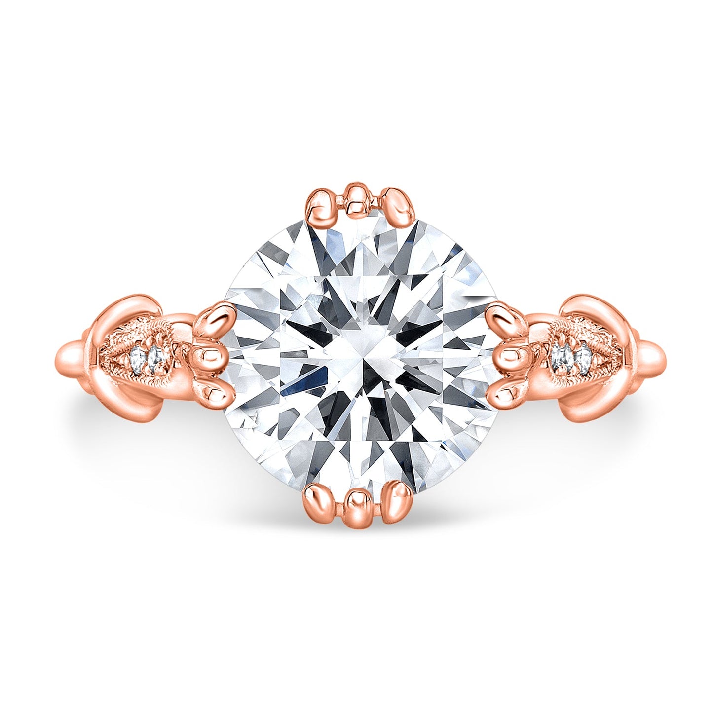 Vintage Style Diamond Engagement Ring