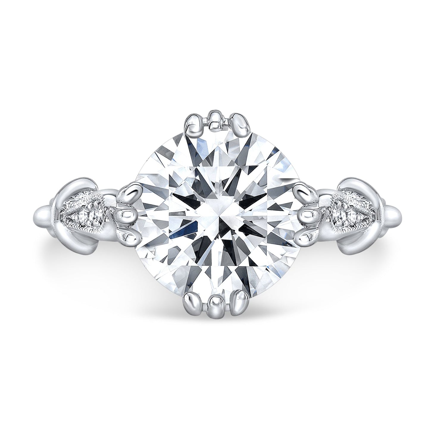 Vintage Style Diamond Engagement Ring
