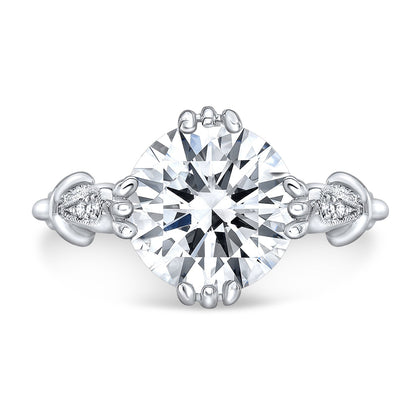 Vintage Style Diamond Engagement Ring