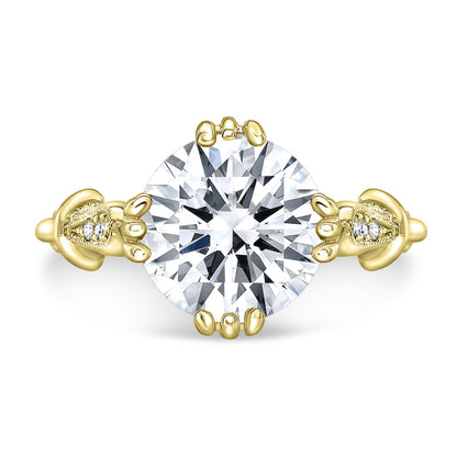 Vintage Style Diamond Engagement Ring