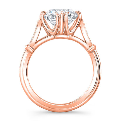 Vintage Style Diamond Engagement Ring