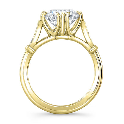 Vintage Style Diamond Engagement Ring