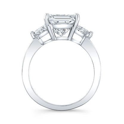 Modern Style Diamond 3-Stone Engagement Ring