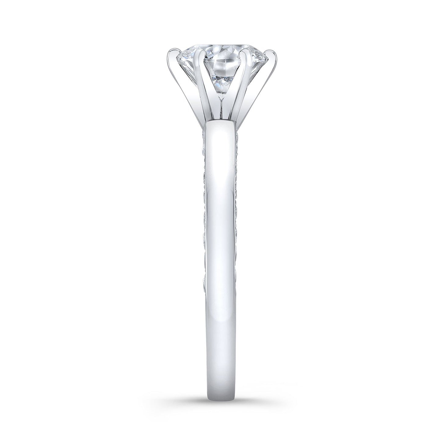 Modern Style Diamond Engagement Ring