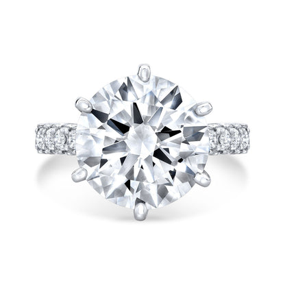Modern Style Diamond Engagement Ring