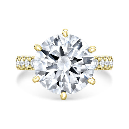 Modern Style Diamond Engagement Ring