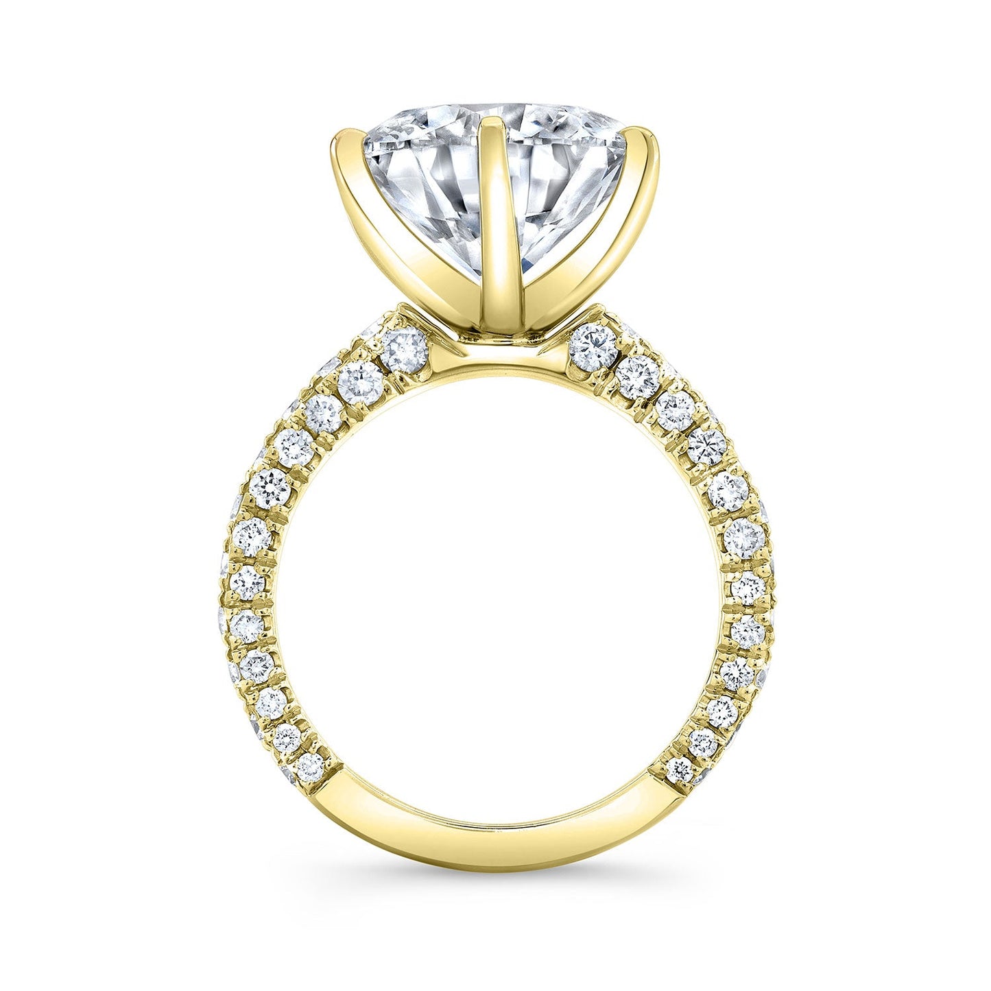 Modern Style Diamond Engagement Ring