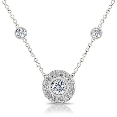 Diamond Bezel Pendant