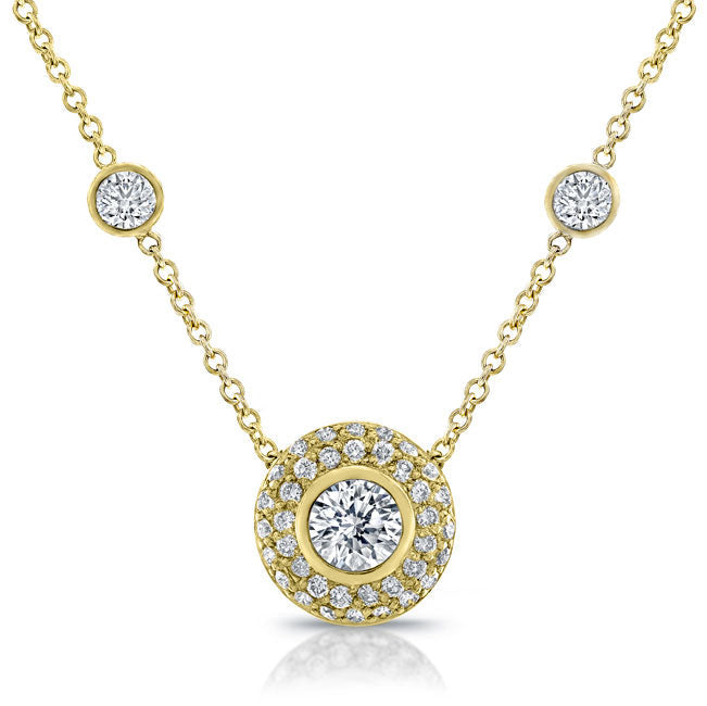 Diamond Bezel Pendant