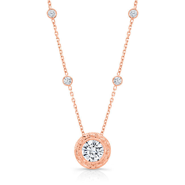 Diamond Bezel Pendant