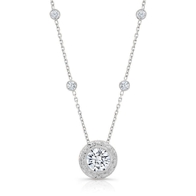 Diamond Bezel Pendant