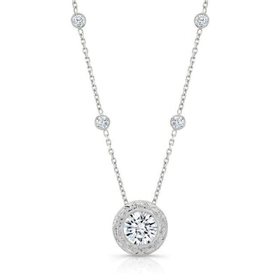 Diamond Bezel Pendant