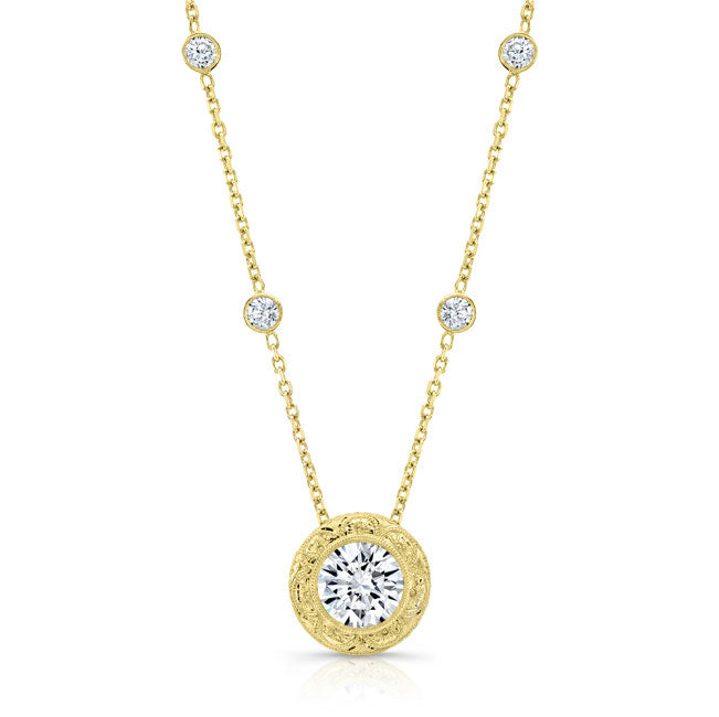 Diamond Bezel Pendant