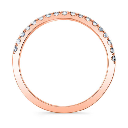 Modern Style Diamond Wedding Band