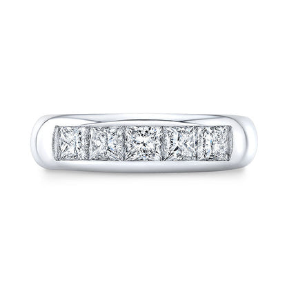 Princess Diamond Wedding Band