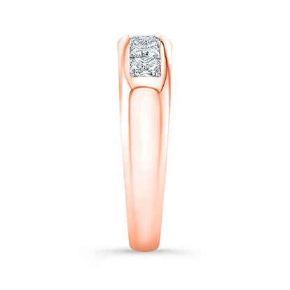 Princess Diamond Wedding Band
